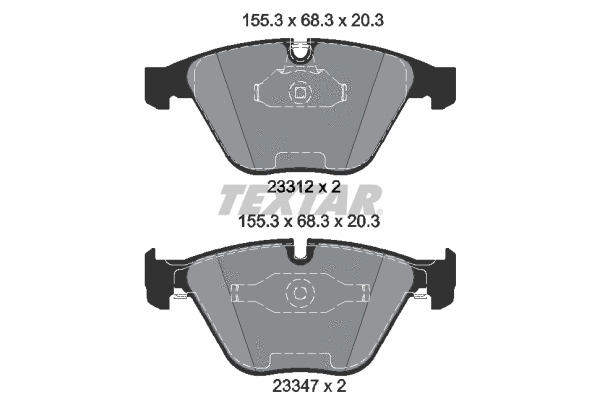 Brake Pad Set, disc brake (2331204)