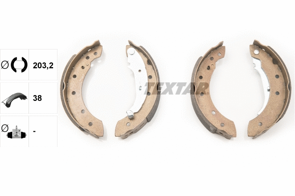 Brake Shoe Set (91048000)
