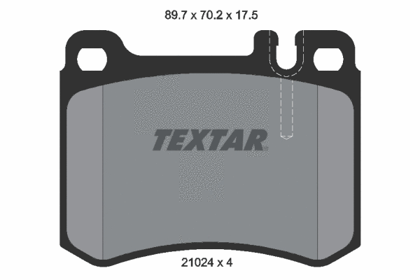 Brake Pad Set, disc brake (2102404)