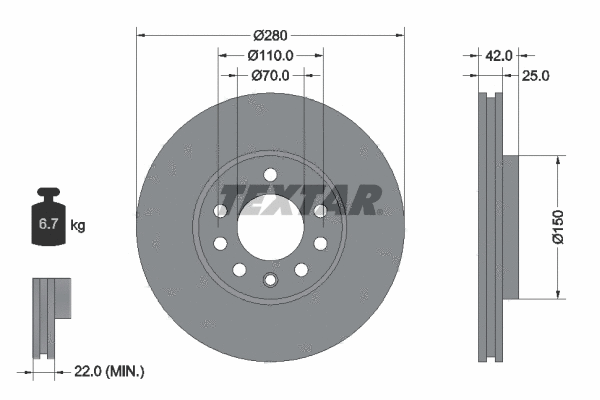 Brake Disc (92091903)