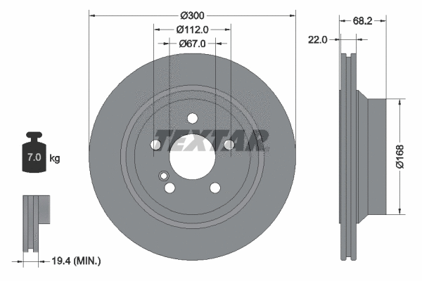 Brake Disc (92115500)