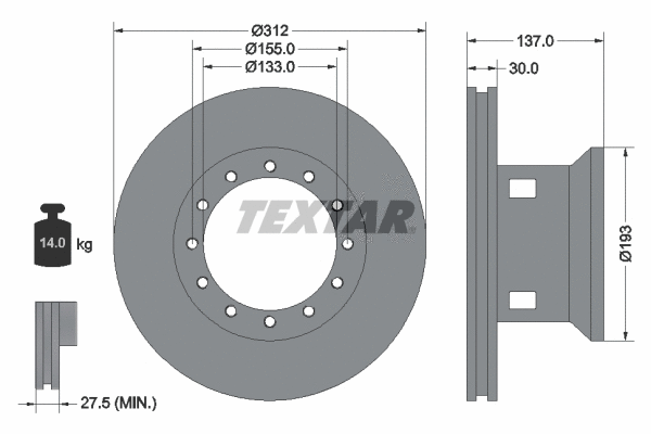Brake Disc (93084200)