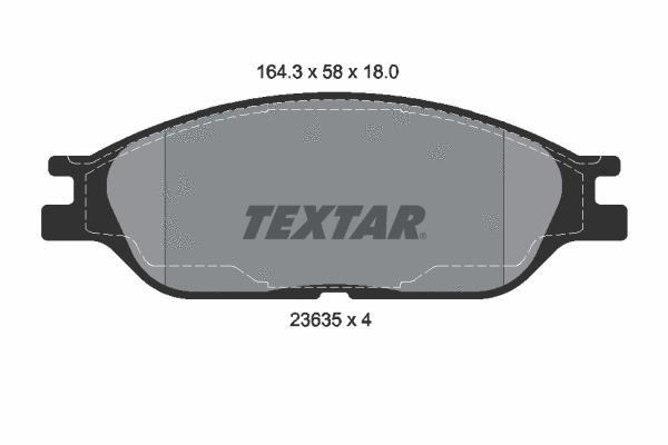 Brake Pad Set, disc brake (2363501)
