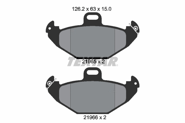 Brake Pad Set, disc brake (2196502)