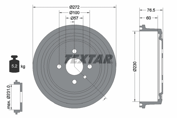 Brake Drum (94003700)