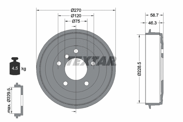 Brake Drum (94012500)
