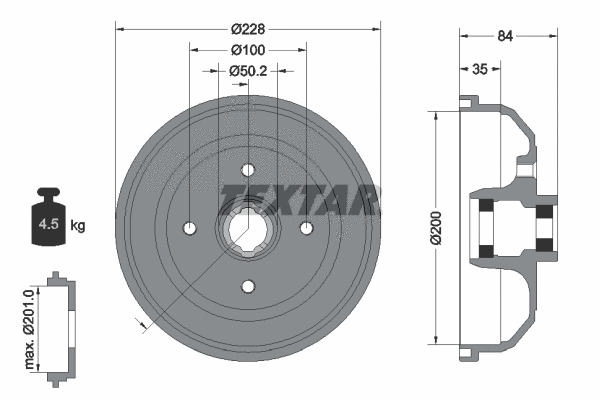 Brake Drum (94042300)