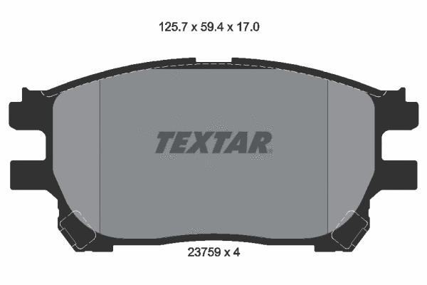 Brake Pad Set, disc brake (2375901)