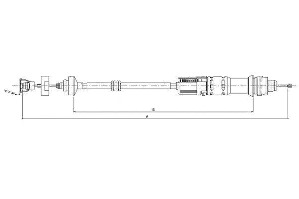 Cable Pull, clutch control (58014100)