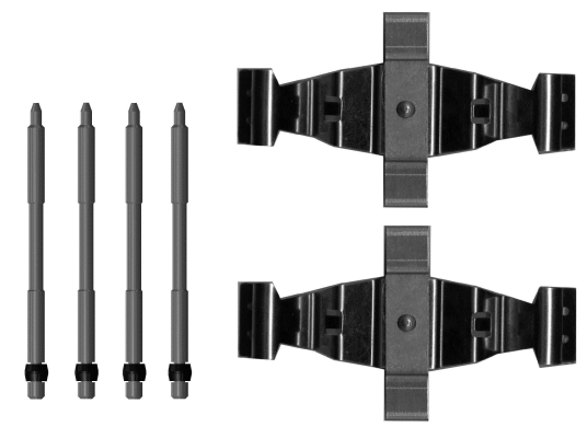 Accessory Kit, disc brake pad (82552800)