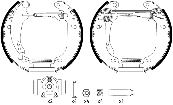 Brake Shoe Set (84053800)