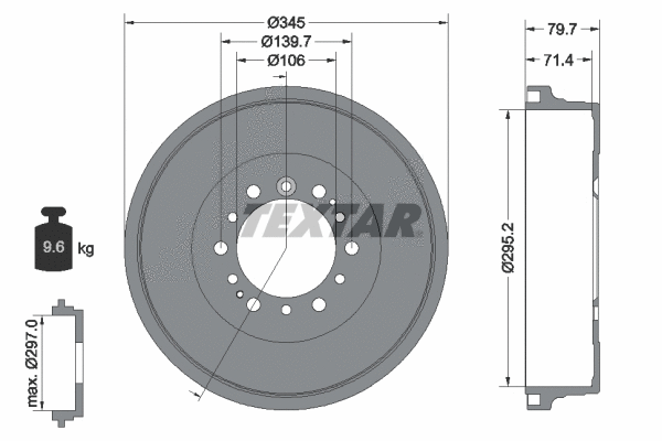 Brake Drum (94043400)
