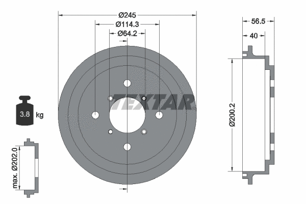 Brake Drum (94032600)