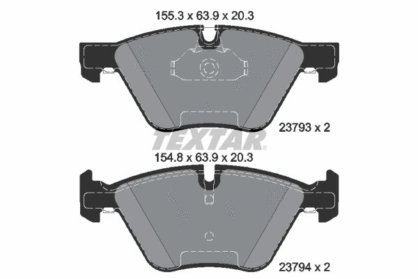 Brake Pad Set, disc brake (2379381)