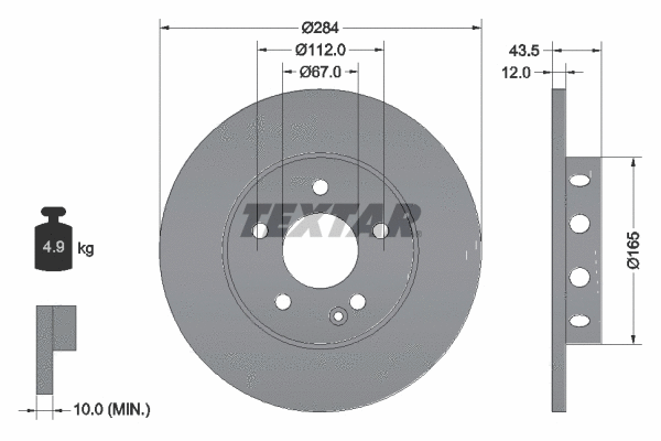 Brake Kit, disc brake (89011000)