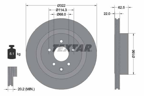 Brake Disc (92203603)