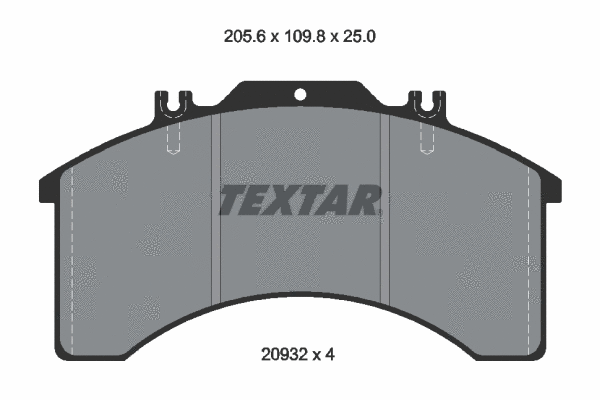 Brake Pad Set, disc brake (2903203)