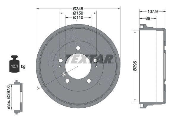 Brake Drum (94040000)