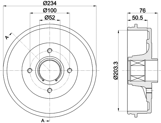 Brake Drum (94042000)