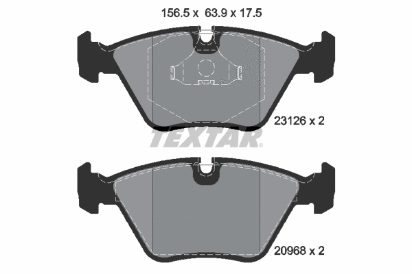 Brake Pad Set, disc brake (2312601)