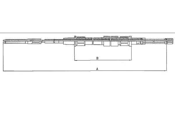 Cable Pull, parking brake (44003400)