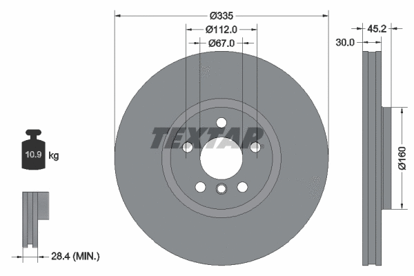 Brake Disc (92316205)