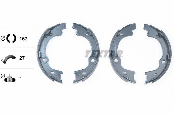 Brake Shoe Set, parking brake