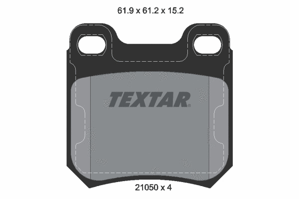 Brake Pad Set, disc brake (2105002)