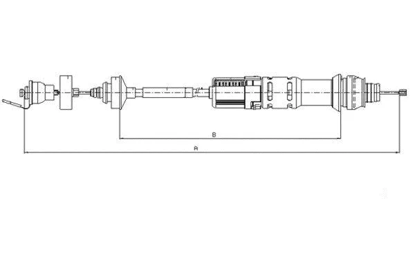 Cable Pull, clutch control (58003900)