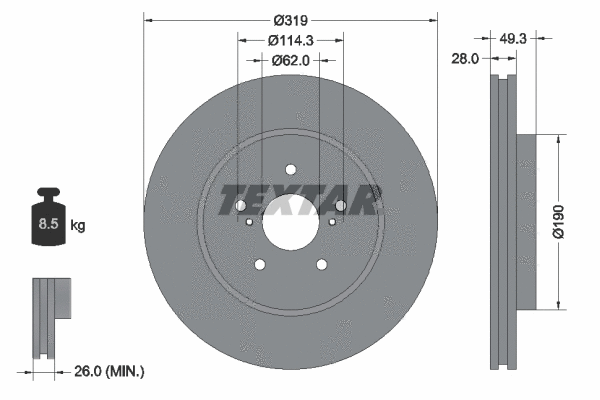 Brake Disc (92171503)