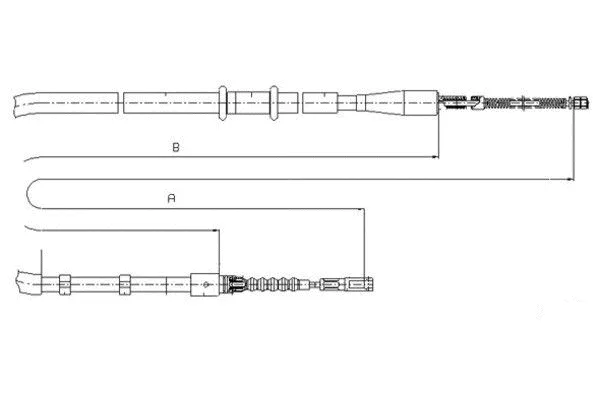 Cable Pull, parking brake (44001200)