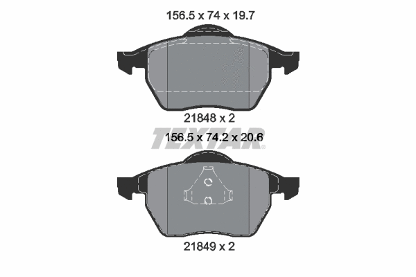 Brake Pad Set, disc brake (2184802)