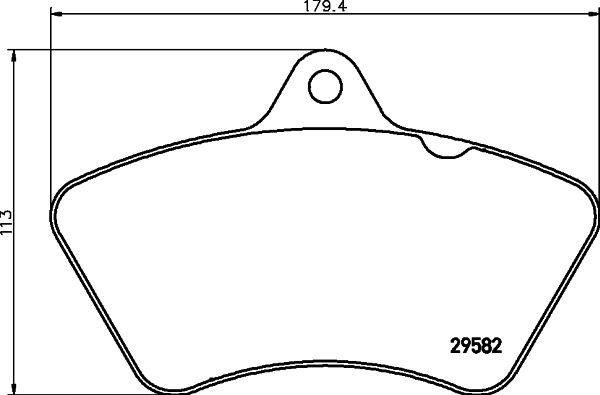 Brake Pad Set, disc brake (29582XX)
