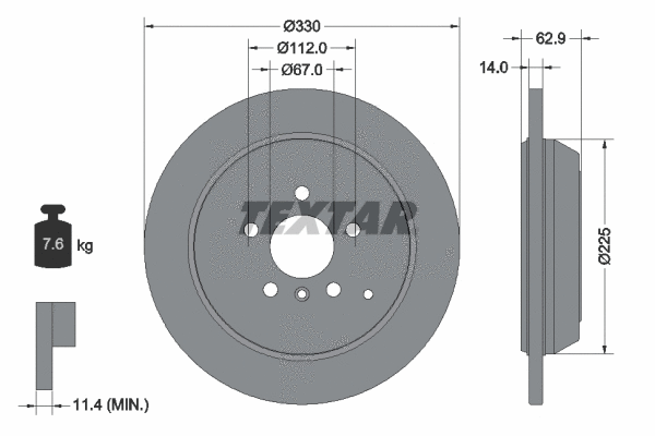 Brake Disc (92150803)