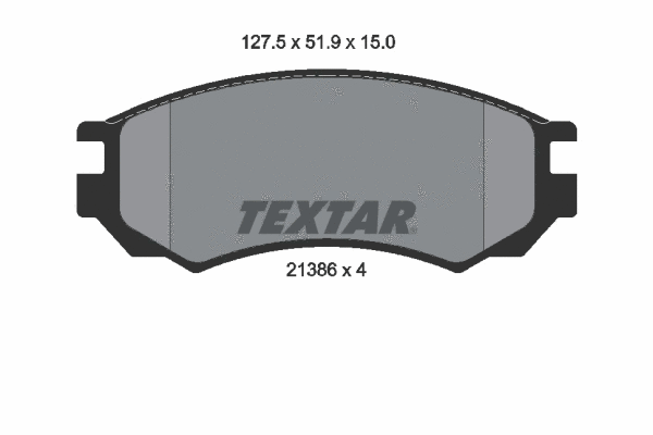 Brake Pad Set, disc brake (2138603)