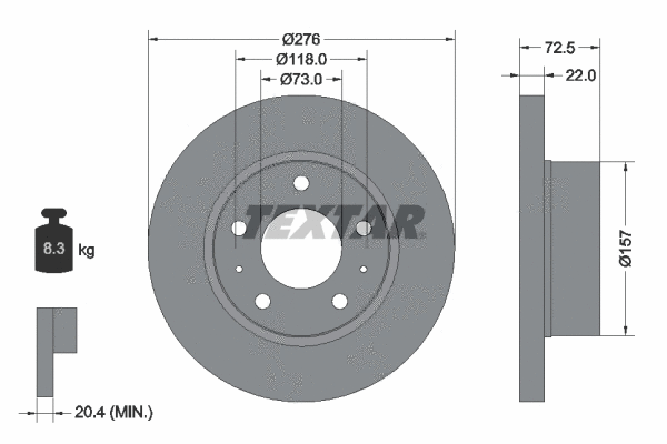 Brake Disc (93104600)