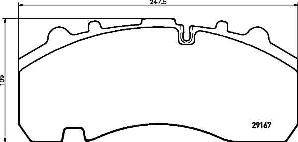 Brake Pad Set, disc brake (2927001)