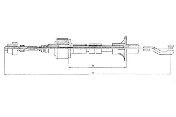 Cable Pull, clutch control (58007600)