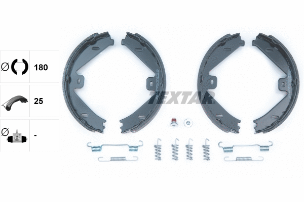 Brake Shoe Set, parking brake