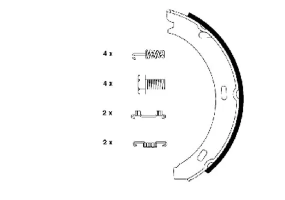 Brake Shoe Set (83032800)