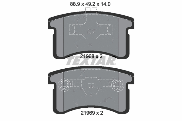 Brake Pad Set, disc brake (2196801)