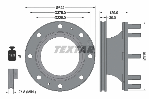 Brake Disc (93084700)