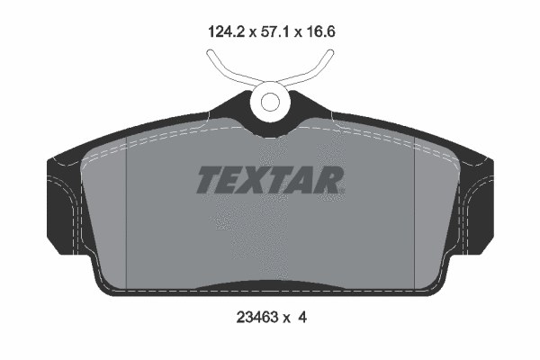 Brake Pad Set, disc brake (2346302)
