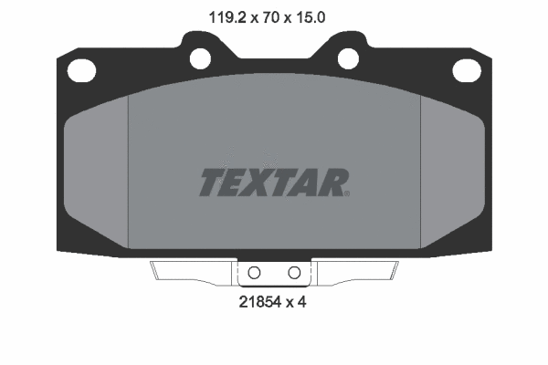 Brake Pad Set, disc brake (2185401)