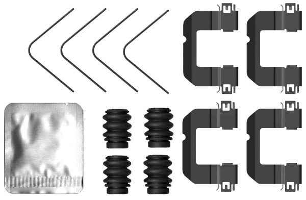 Accessory Kit, disc brake pad (82553400)