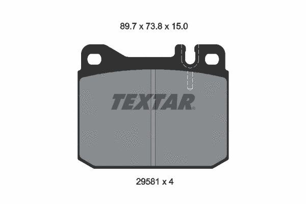Brake Pad Set, disc brake (2958104)