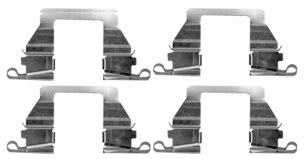 Accessory Kit, disc brake pad (82546700)
