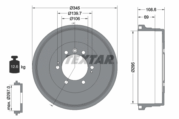 Brake Drum (94042900)