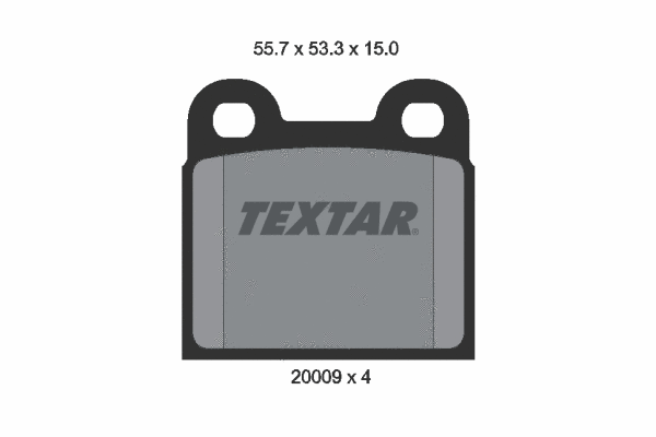 Brake Pad Set, disc brake (2000906)