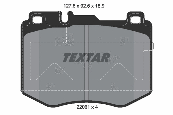 Brake Pad Set, disc brake (2206101)